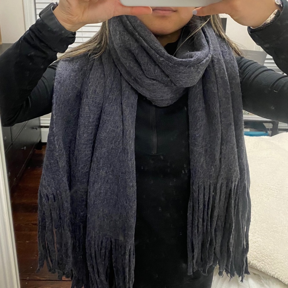 Anthropologie navy scarf
